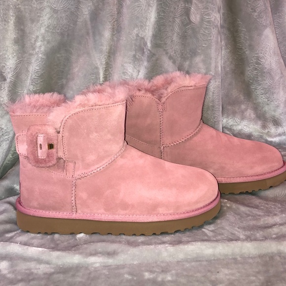 ugg mini bailey fluff buckle